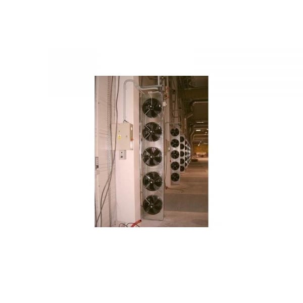 Perdea de aer cald - pe apa, 2100 mm, 8000 m³/h, din tabla galvanizata, Stavoklima TH(V)CP-212-3-AXI [2]
