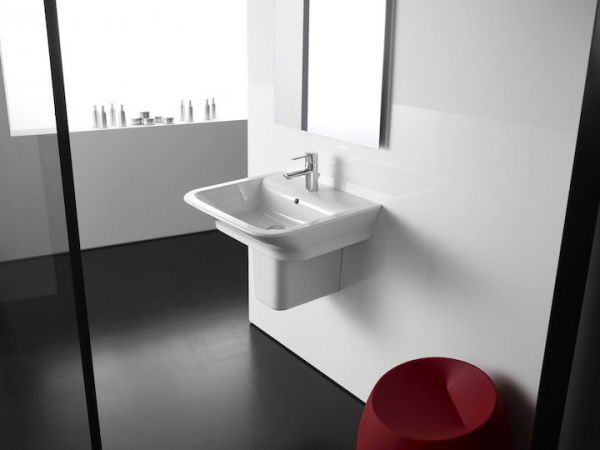Semi-piedestal din portelan, 195 x 300 x 295 mm., Roca The Gap Original [2]
