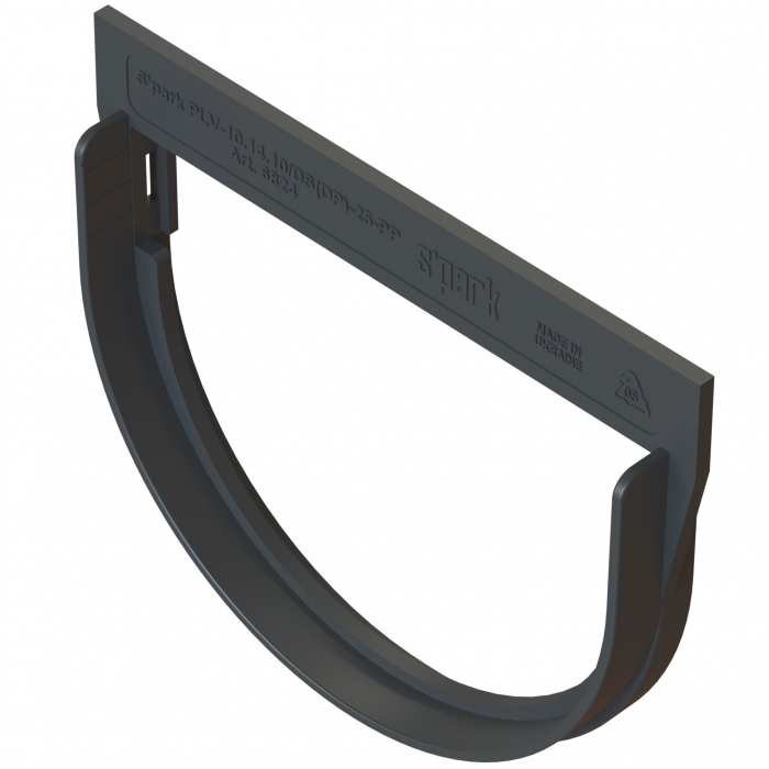 Piesa trecere din polipropilena model Easy 3, de la rigola LN100 Hext.100 la camin din polipropilena model EASY, - Vodaland gama Drain [1]
