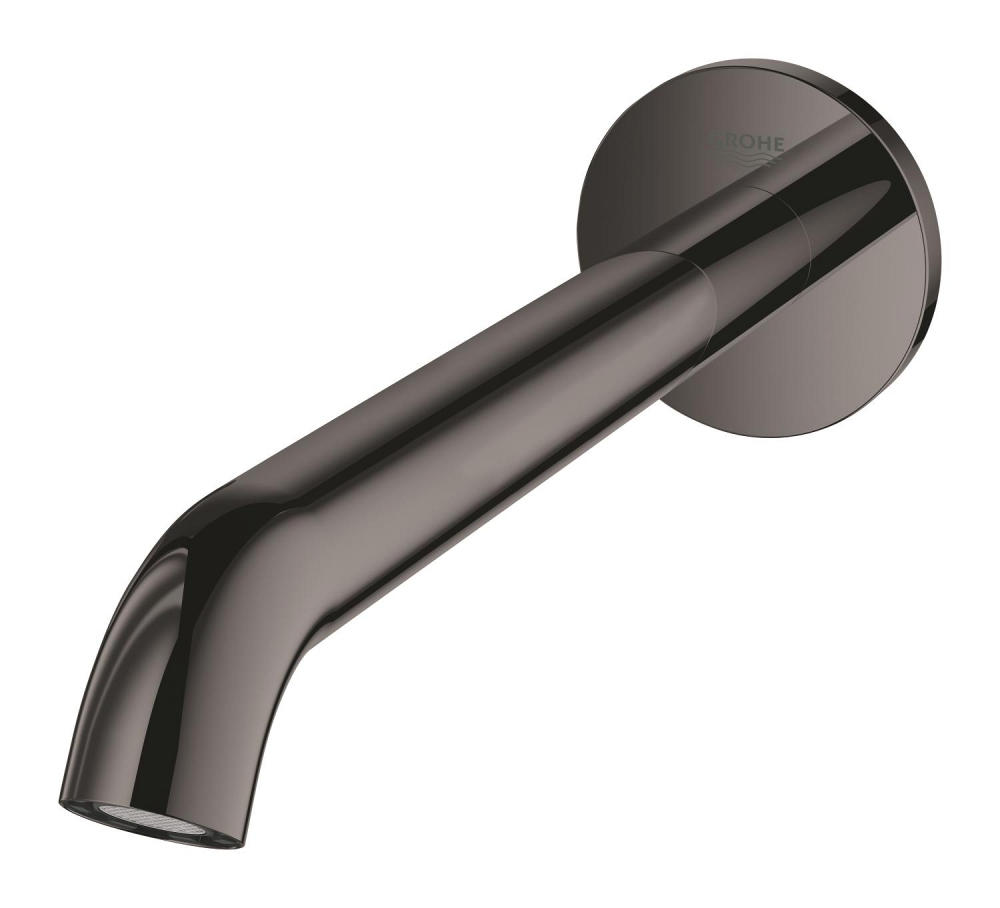 Pipa cada Grohe Essence, montare pe perete, masaj, antracit [3]