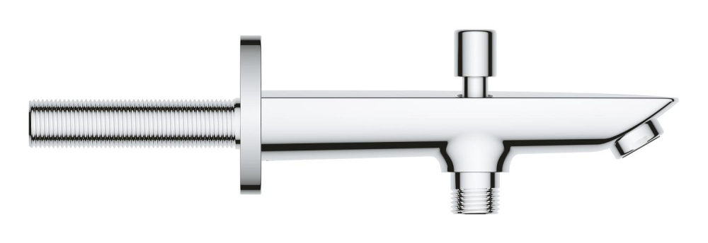 Pipa cada Grohe BauCosmopolitan aparenta, diverter, montare pe perete, crom [4]