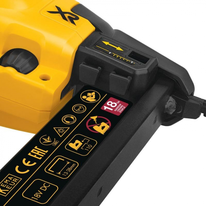 Pistol de batut cuie DeWALT DCN681D2, Brushless, Cap 18 Ga, 18 V, Li-Ion, 2.0Ah [4]