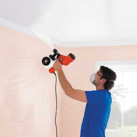 Pistol pulverizare fina Black+Decker 400W 1200ML - HVLP200 [3]