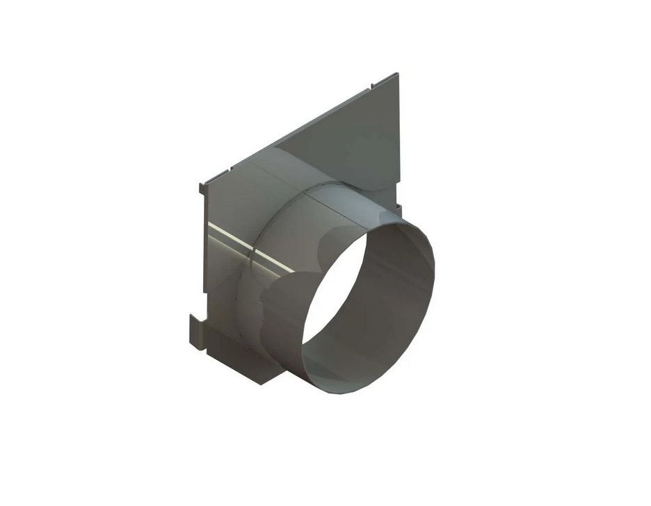 Placa capat otel zincat PRO cu stut DN110 pentru rigola FB LN100 Hext.190-230 - Vodaland gama Drain [1]
