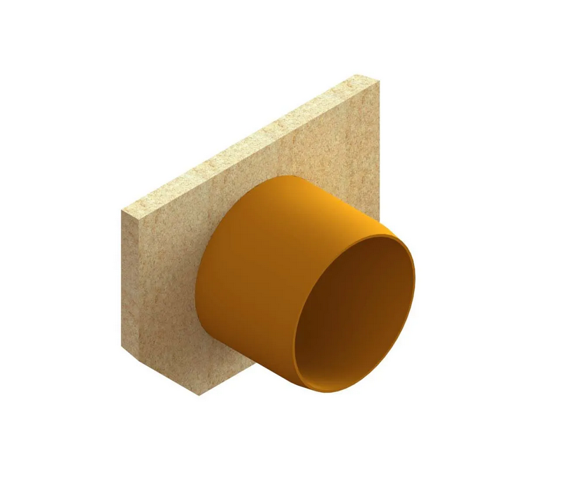 Placa capat din polimerbeton seria model BASE, cu stut pentru rigola FB LN100 Hext.125 - Vodaland gama Drain [1]