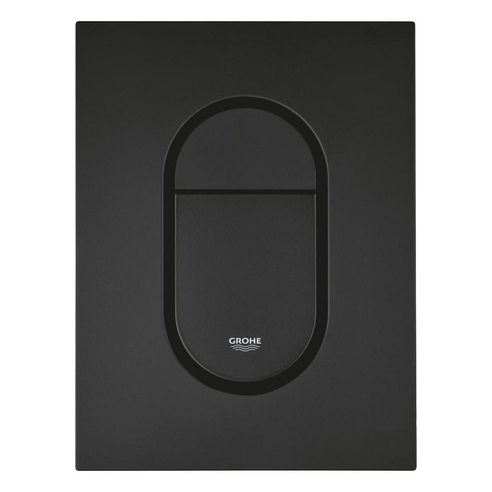 Placa de actionare Grohe Arena Cosmopolitan, marimea S, 130x172mm, dubla actionare, instalare verticala, compatibil cu slx, negru [3]