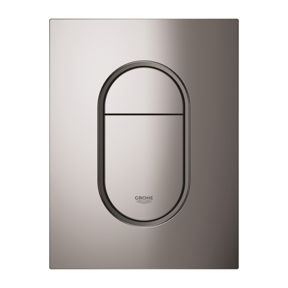 Placa de actionare Grohe Arena Cosmopolitan de perete placa marimea S, dubla actionare, 130 x 172 mm, verticala, antracit [2]