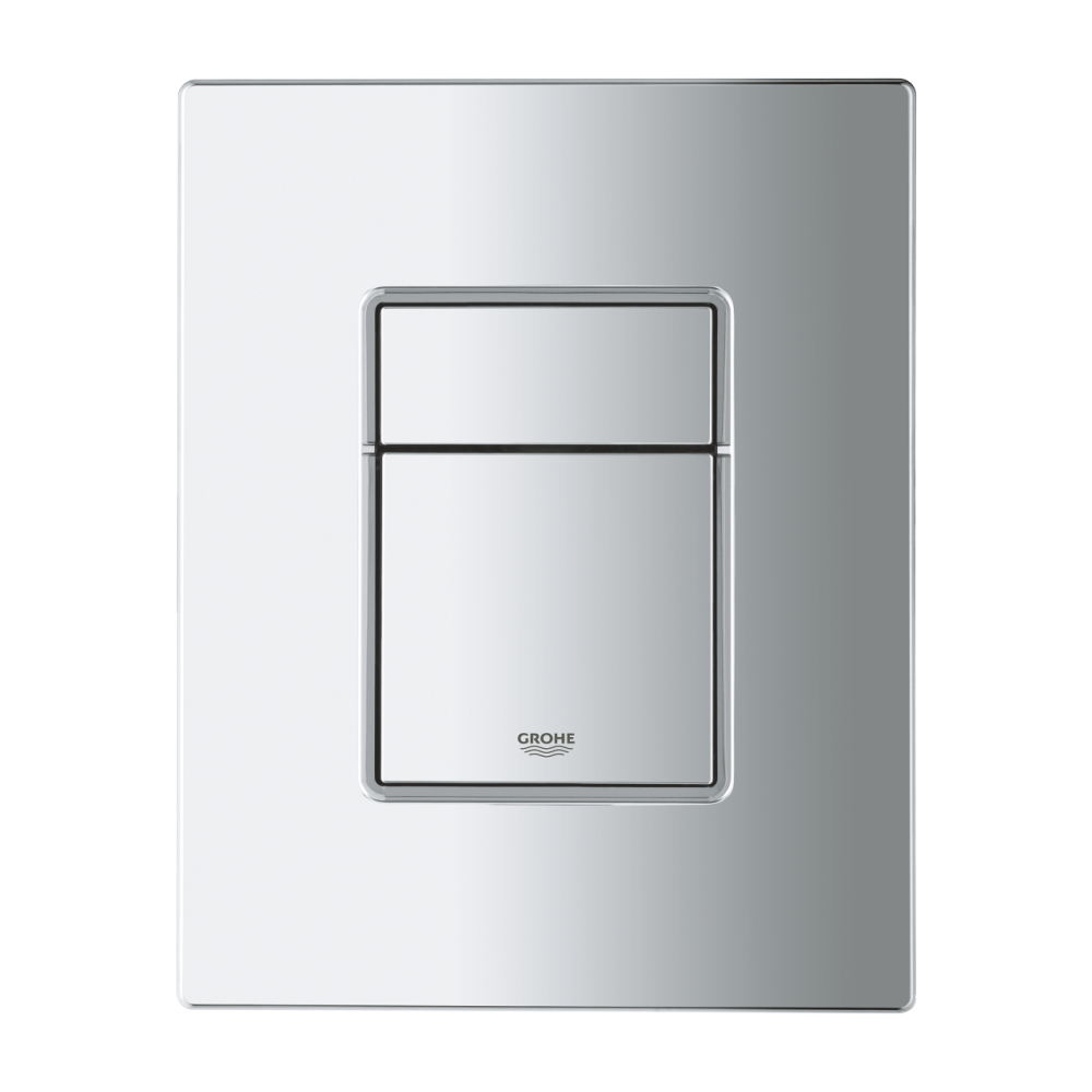 Placa de actionare Grohe Even dubla actionare, reversibila, 156 x 197 mm, crom [5]