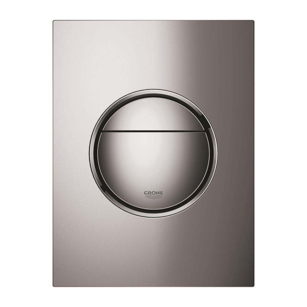 Placa de actionare Grohe Nova Cosmopolitan WC de perete placa marimea S, dubla actionare, 130 x 172 mm, verticala, antracit [2]