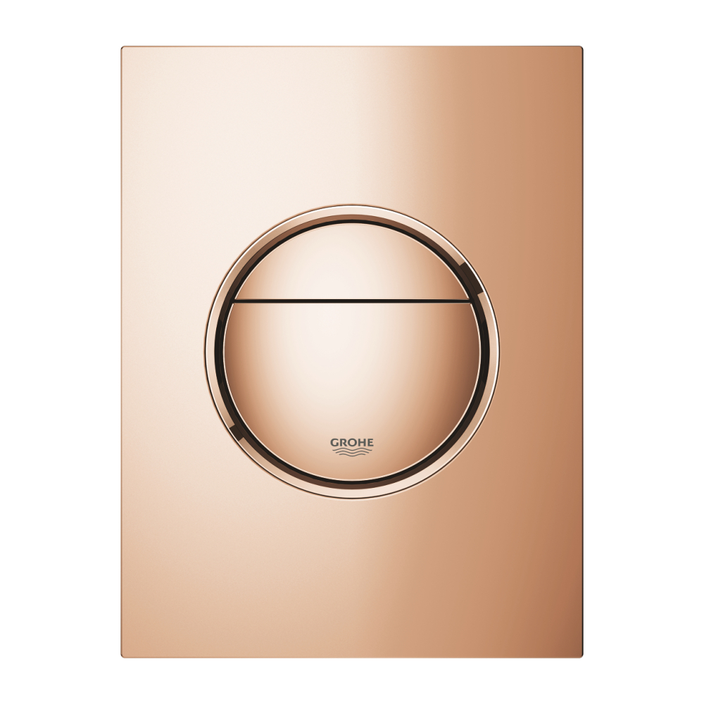Placa de actionare Grohe Nova Cosmopolitan WC de perete placa marimea S, dubla actionare, 130 x 172 mm, verticala, cupru lucios [2]