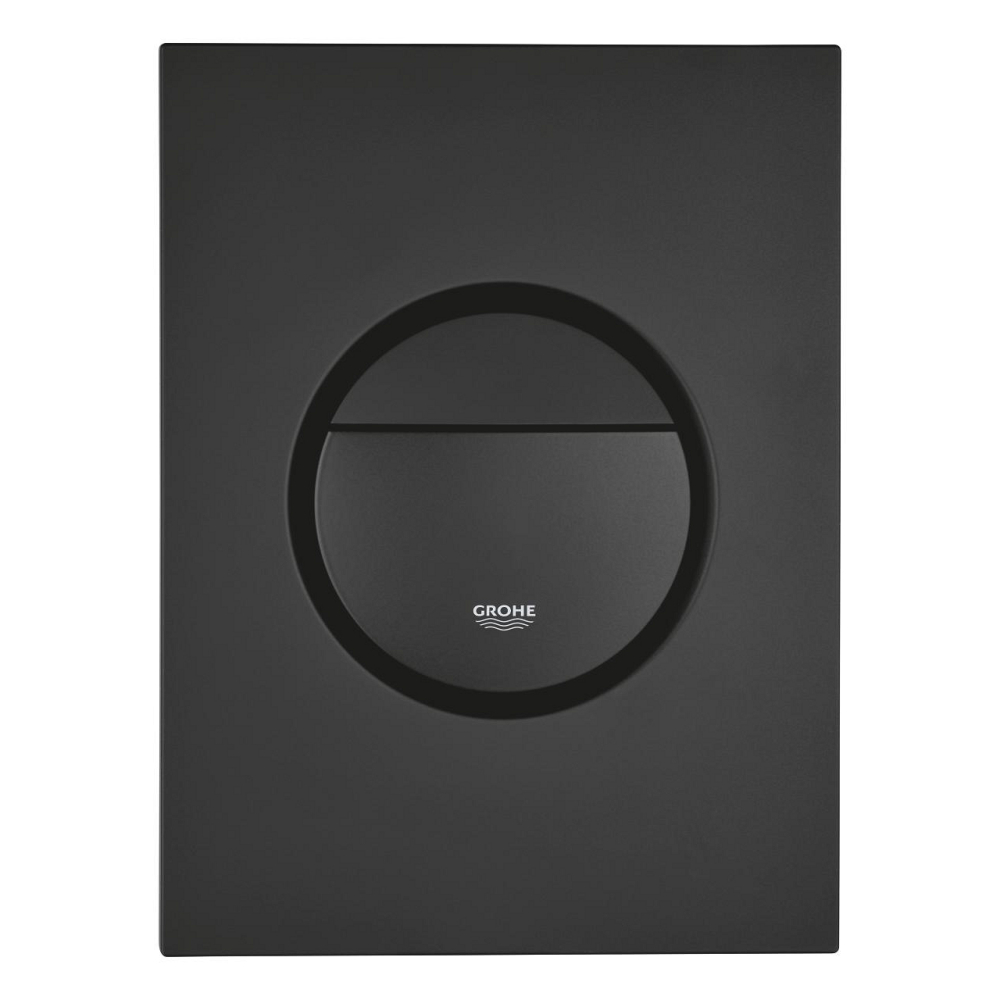 Placa de actionare Grohe Nova Cosmopolitan WC de perete placa marimea S, dubla comanda, instalare verticala, 130 x 172, negru [3]