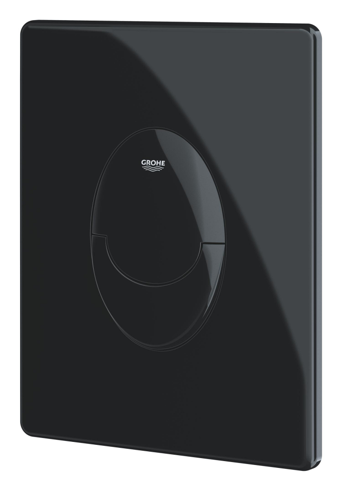 Placa de actionare Grohe Skate air de perete placa, dubla actionare, verticala, 156 x 197 mm, pentru rezervoare Rapid SL si gd 2, negru lucios [5]