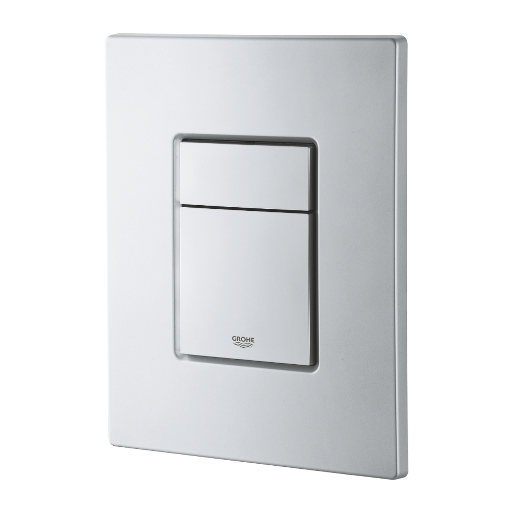 Placa de actionare Grohe Skate Cosmopolitan dubla actionare, verticala, 156 x 197 mm, anti-amprenta, crom mat [4]