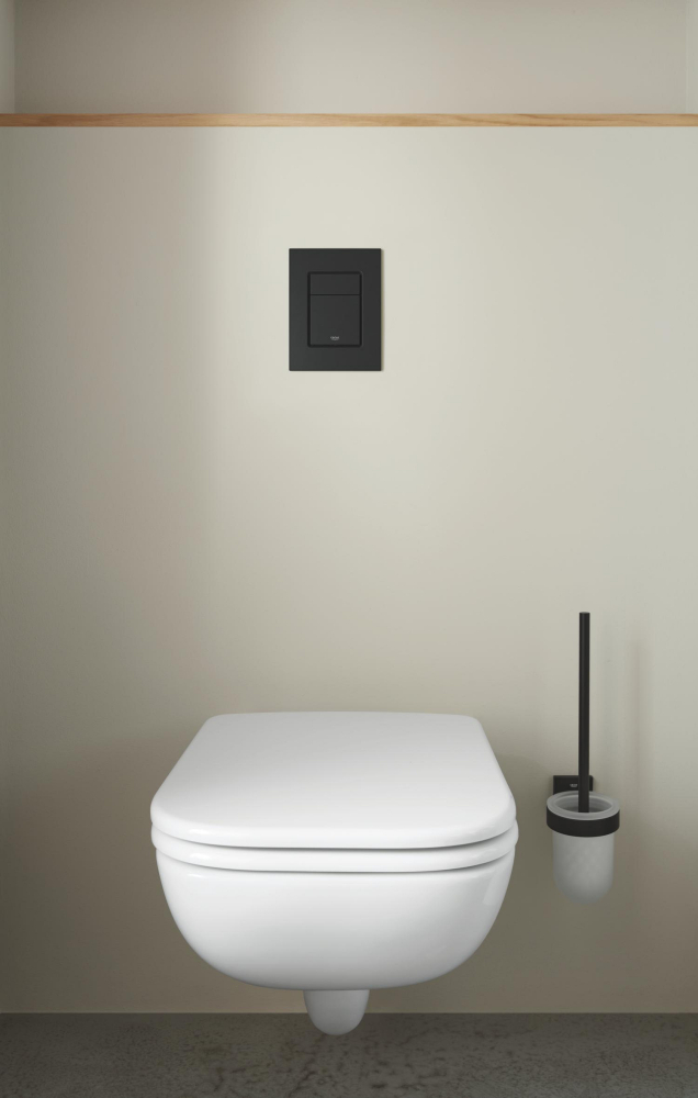 Placa de actionare Grohe Skate Cosmopolitan de perete placa marimea S, dubla actionare, 130 x 172 mm, verticala, negru [8]