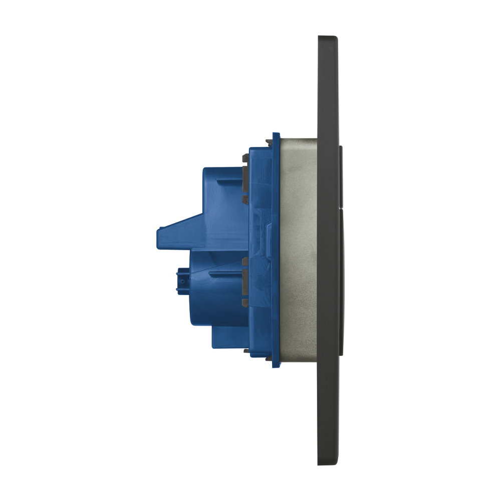 Placa de actionare, Skate Grohe Cosmopolitan de perete placa, dubla comanda, verticala si orizontala, dubla spalare, 156 x 197 mm, negru mat [3]