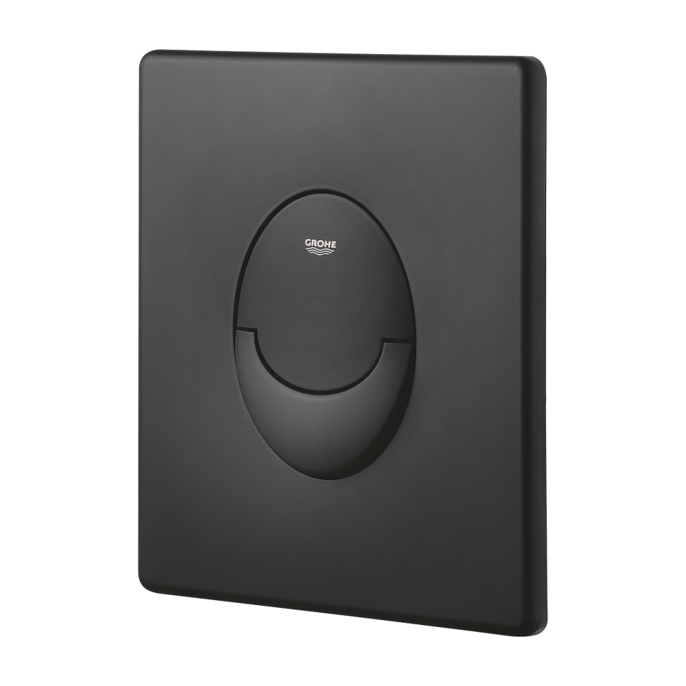 Placa de actionare WC Grohe actuation placa Skate air, dubla spalare, verticala, 156 x 197 mm, negru [5]