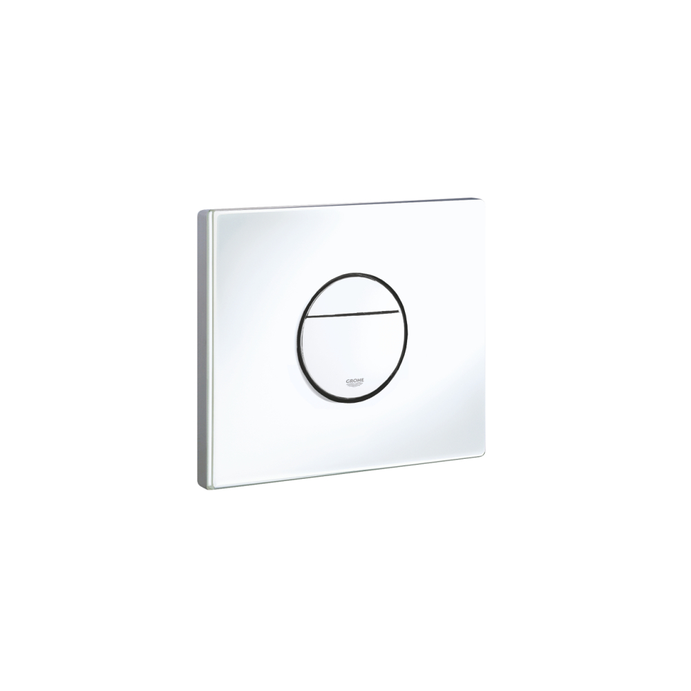 Placa de actionare WC Grohe Nova Cosmopolitan, dubla spalare, reversibila, 156 x 197 mm, alb [2]