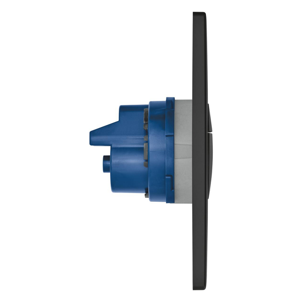 Placa de actionare WC Grohe Nova Cosmopolitan, dubla spalare, reversibila, 156 x 197 mm, negru [3]