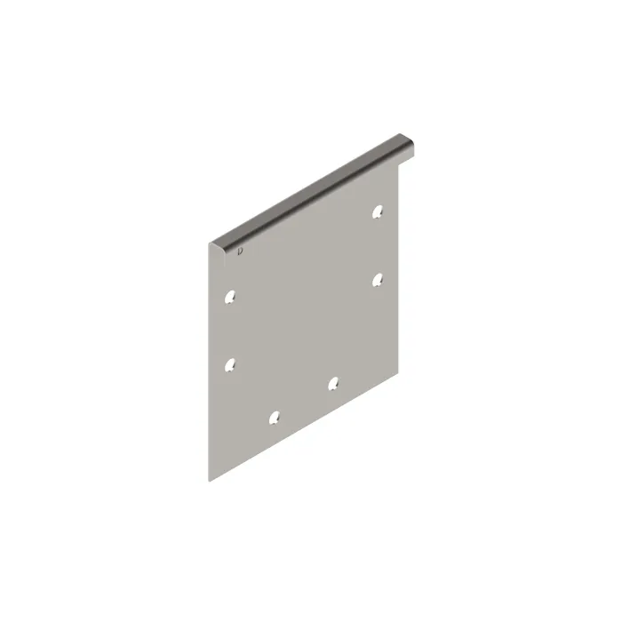 Placa de capat din INOX STAINLESS tip A pentru rigola LN100 160x117x15 - Vodaland gama Drain [1]