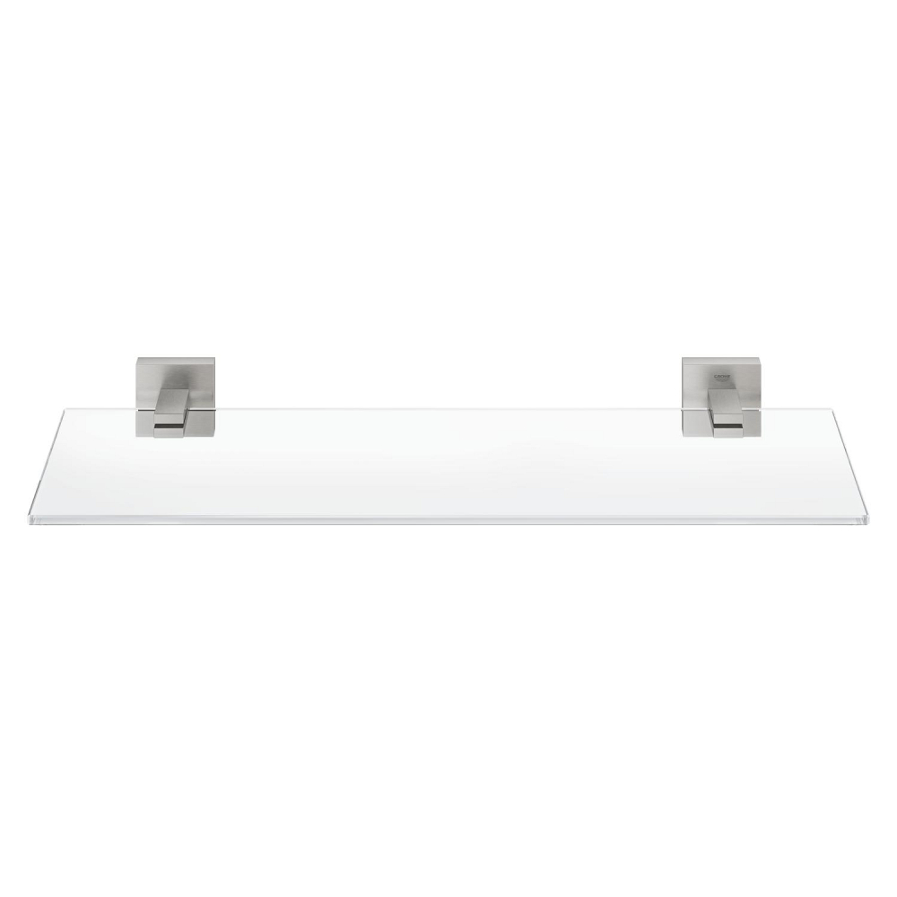 Polita oglinda Grohe Start Cube Shelf 530 mm, montare pe perete, fixare ascunsa, 530 mm lungime, crom mat [2]