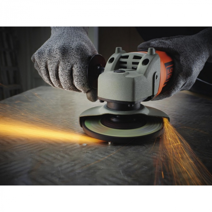 Polizor Unghiular Black+Decker BEG220A6, 900 W, + 6 discuri [3]