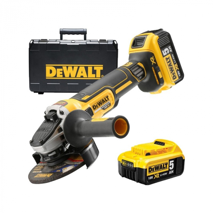 Polizor Unghiular Cu 3 Acumulatori DeWalt DCG405P3 [5]