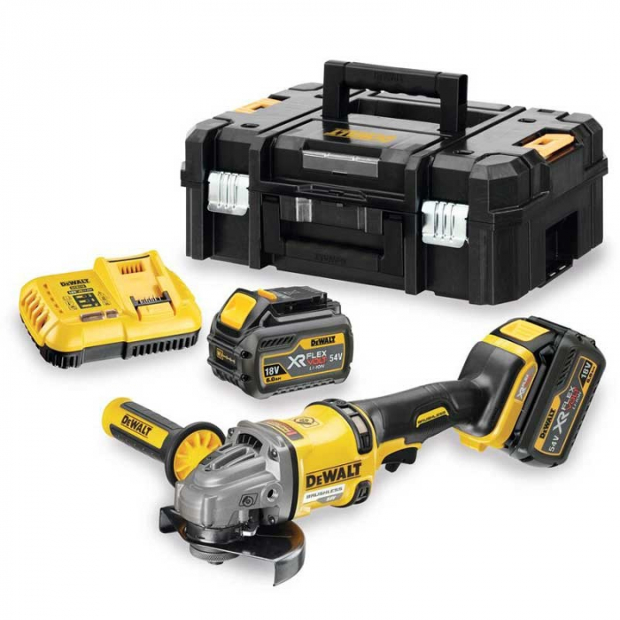 Polizor unghiular DeWALT DCG414T2 Flexvolt 54V XR Li-ion 6.0Ah [4]