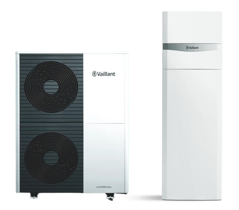 Pompa de caldura aer apa monobloc R290 10 kw trifazata cu boiler 185 litri Vaillant aroTherm plus [1]