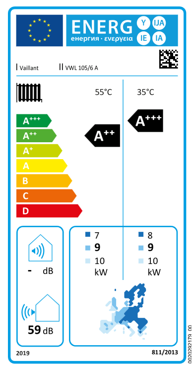 Pompa de caldura aer apa monobloc R290 10 kw trifazata cu boiler 185 litri Vaillant aroTherm plus [6]