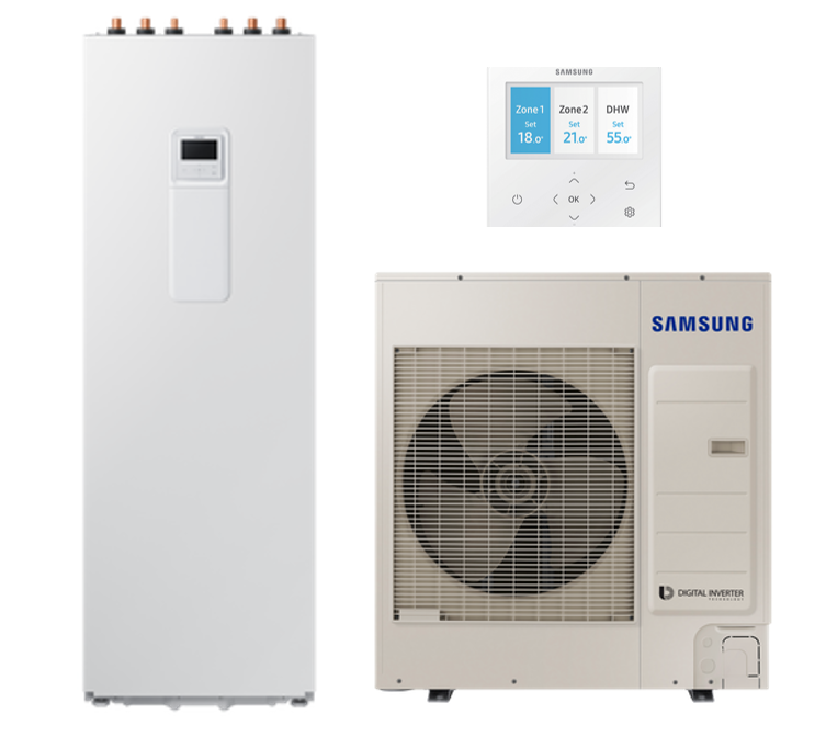 Pompa de caldura aer-apa split cu boiler incorporat 200 litri 9 Kw R32 Samsung ClimateHub [1]