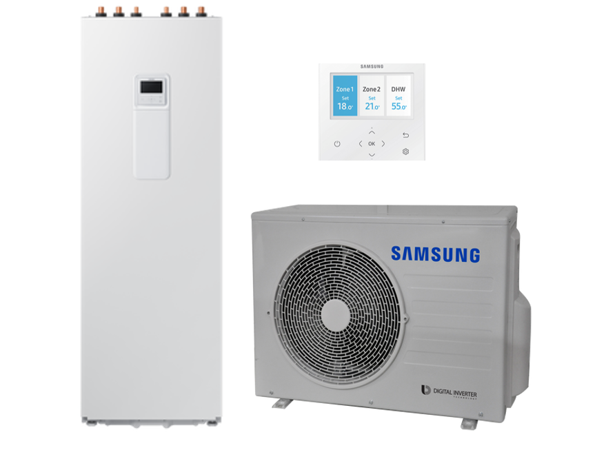 Pompa de caldura aer-apa split cu boiler incorporat 260 litri 4 Kw R32 Samsung ClimateHub [1]