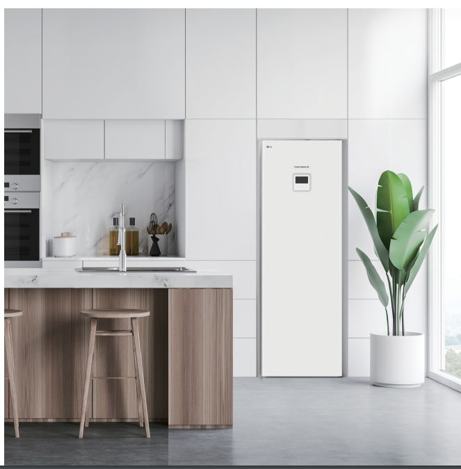 Pompa de caldura aer-apa tip split 5.5 kw R32 monofazata cu rezervor de apa calda 200l LG model Therma V IWT [6]