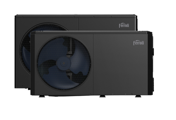 Pompa de caldura reversibila aer-apa monobloc Ferroli OMNIA LIFE M 14 KW trifazata R290 compresor inverter DC [4]
