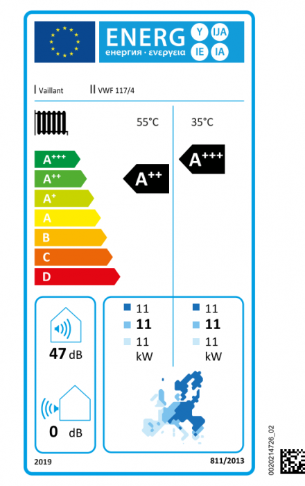 Pompa de caldura sol-apa, 11 kW, VAILLANT VWF 117/4 flexoTHERM Exclusive [3]