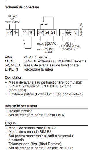 Pompa de circulatie electronica de inalta eficienta pentru instalatii de incalzire, Biral model ModulA 50-18 270 RED, echipata cu izolatie [5]