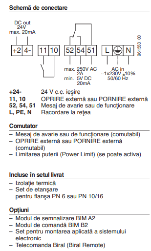 Pompa de circulatie electronica de inalta eficienta pentru instalatii de incalzire, Biral model ModulA 80-12 360 RED, echipata cu izolatie [5]