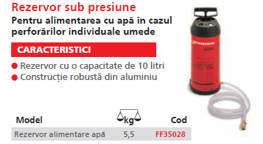 Rezervor sub presiune pentru alimentare cu apa, accesoriu gama RODIA Rothenberger [2]