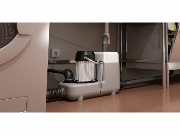 Statie de pompare complet automatizata, de pardoseala, SFA model SANICOM 1, 750W, 14 litri, H max. pompare 11mCA [2]