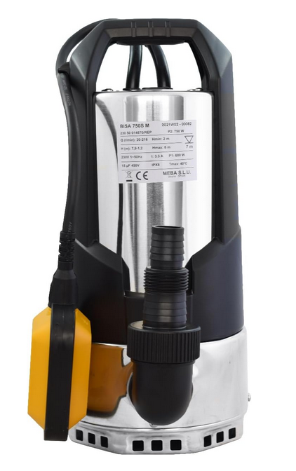 Pompa submersibila de drenaj pentru apa uzata 0.75 KW 13 mc/h ESPA Bisa 750S M [4]