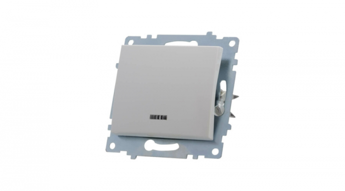 Intrerupator simplu, cu led, montabil incastrat in doza de aparat, pentru uz interior, 9206-1N, Schelden [3]
