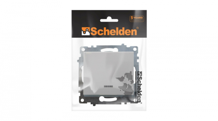Intrerupator simplu, cu led, montabil incastrat in doza de aparat, pentru uz interior, 9206-1N, Schelden [4]