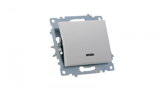 Intrerupator simplu, cu led, montabil incastrat in doza de aparat, pentru uz interior, 9206-1N, Schelden [2]