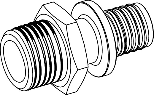 Racord TECEflex din alama standard Ø 25 x 3/4" FE [2]