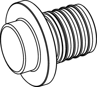 Dop TECEflex din alama standard Ø 16 [2]