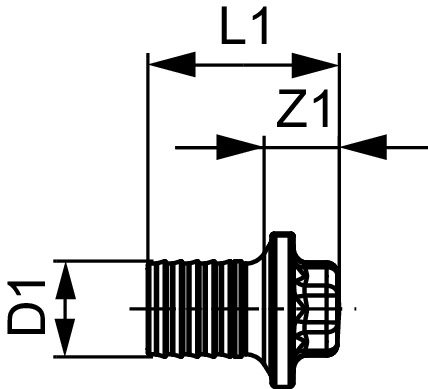 Dop TECEflex din alama standard Ø 16 [3]