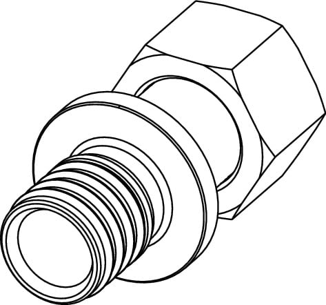 Racord olandez TECEflex din alama standard Ø20 x 1"FI [2]