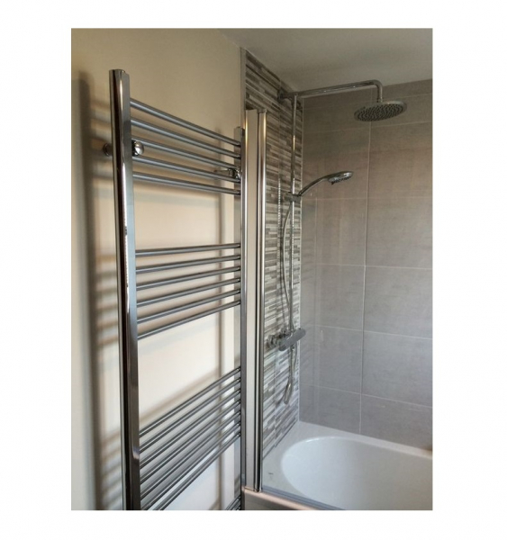 Radiator baie portprosop drept, Ferroli Talia 600/1100 Cromat [3]