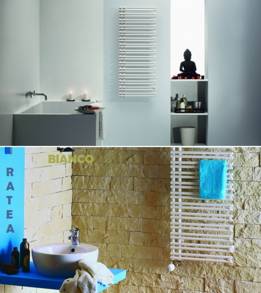 Radiator de baie alb, L=600 x H=1756, Purmo Ratea [3]