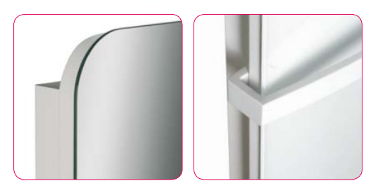 Radiator decorativ, 600x1800, alb, panou de sticla, Instal-Projekt Indivi New 60/180 [4]