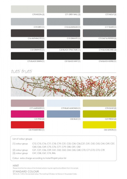 Radiator decorativ pentru baie, 600x900, negru, Instal-Projekt Nameless 60/90 [10]